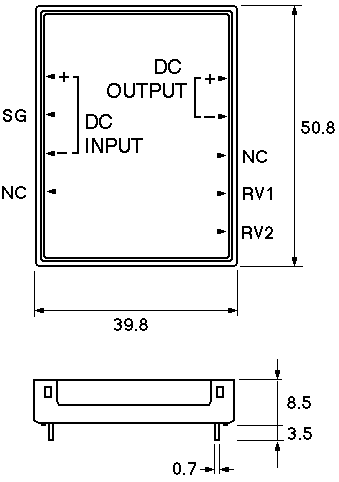 FPD 5W (20-56V) Dimensions