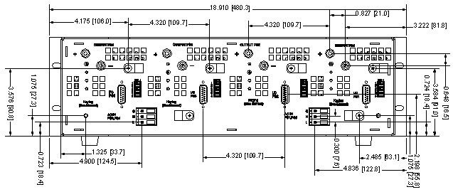 RA 19-4C Dimensions, Rear View